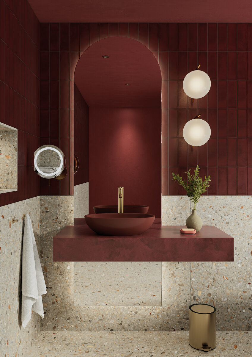 Toiletspand 3 L børstet bronze