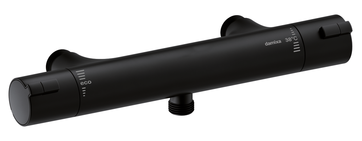 Thermixa Zero Termostatblandare 160 mm CC matt svart