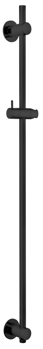 Shower Rail with Integrated Outlet & Holder matt black