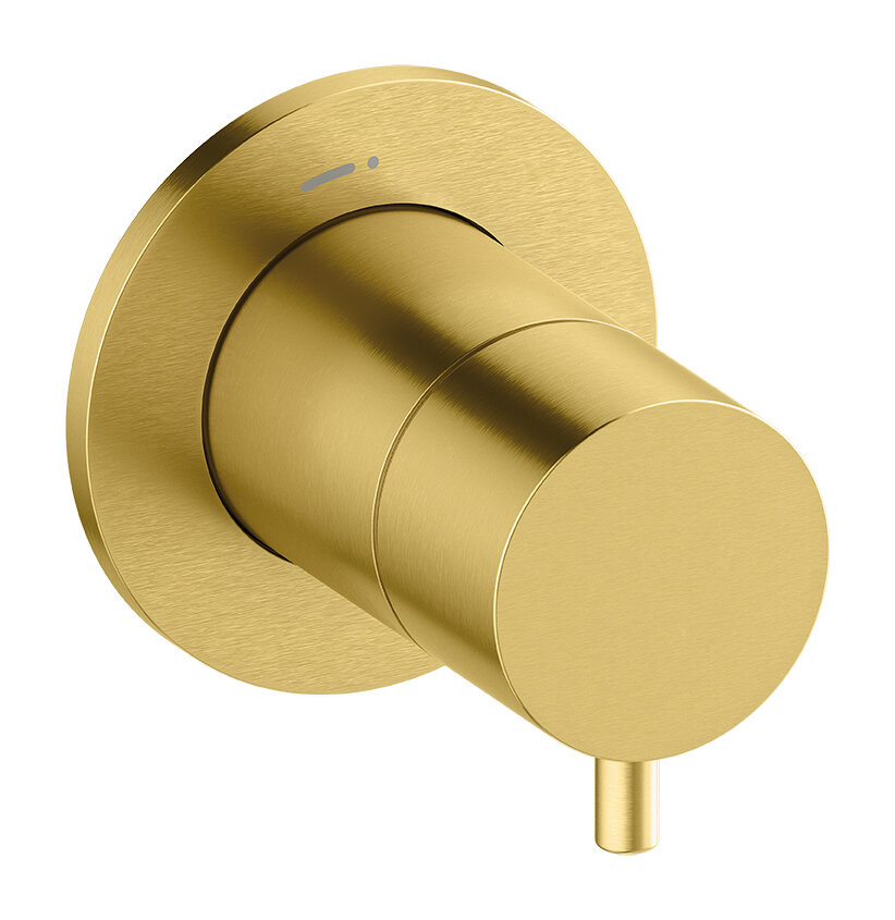 Loose stop cock brushed brass