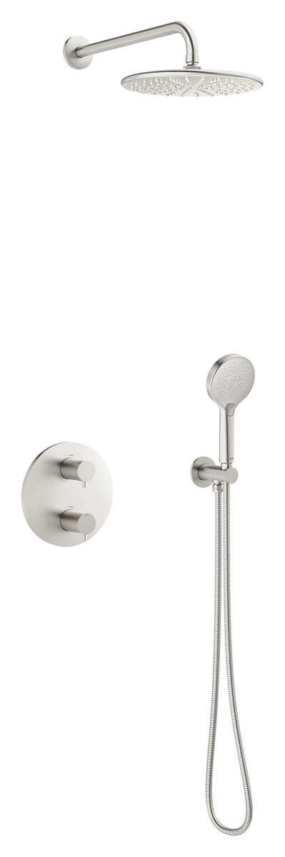 Silhouet HS1 - concealed shower system steel