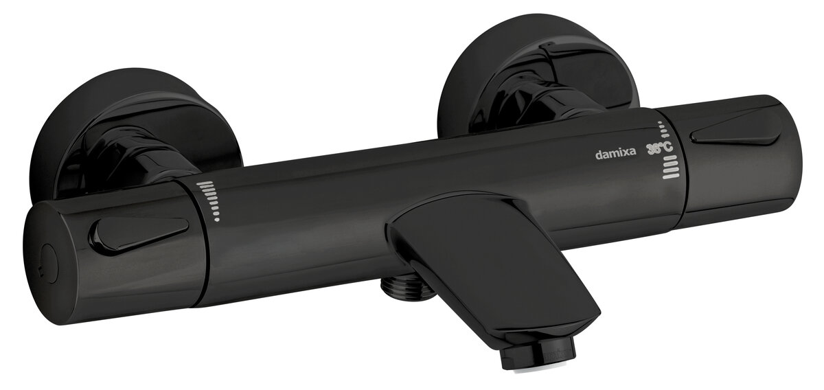 Thermostatic Bath/Shower Mixer matt black