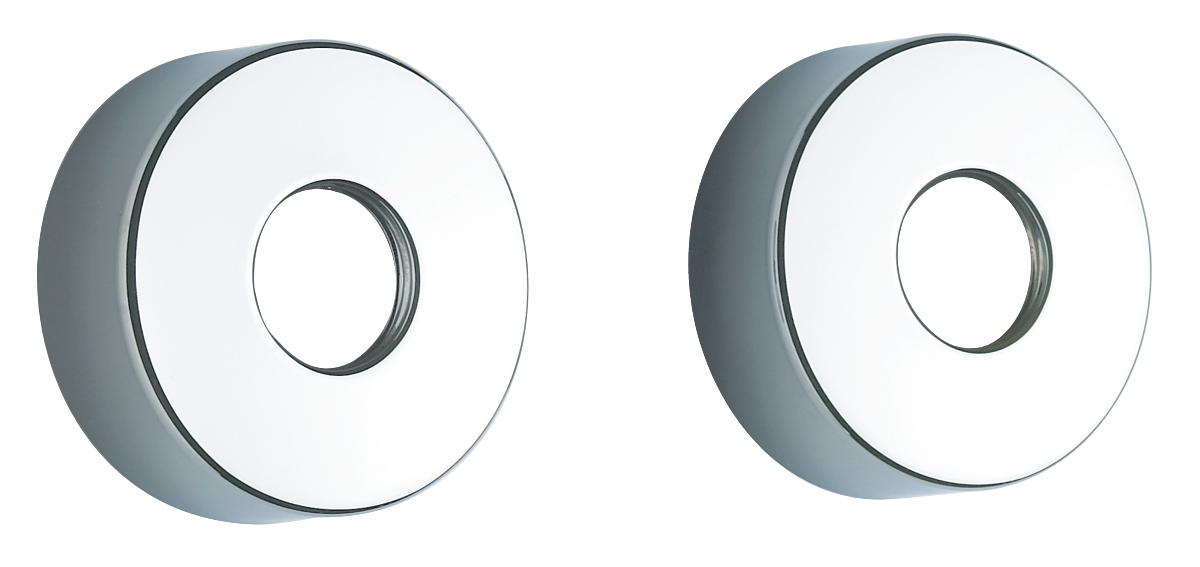 Wall Plates 3/4" chrome