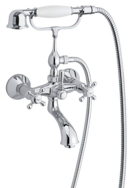 Damixa Tradition bath shower mixer in chrome
