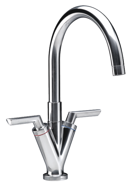 Damixa Venus one-grip kitchen tap in chrome