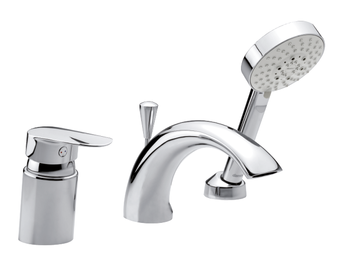 Danish designed 3-hole bath shower mixer