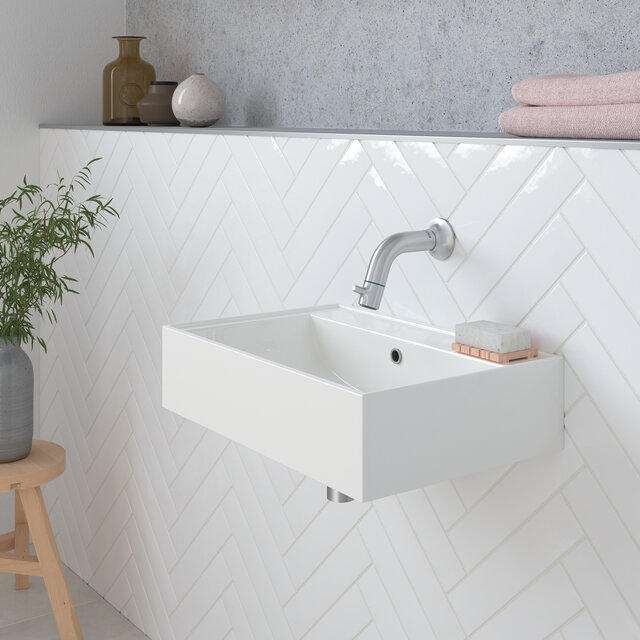 Pillar tap - wall mounted